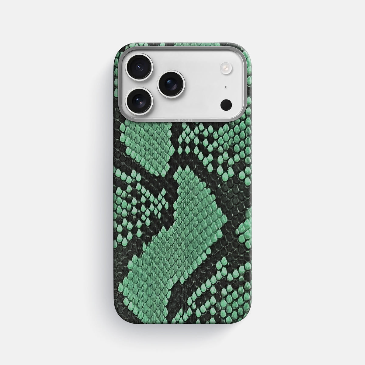Classic Case For iPhone 17 Pro Max In Deluxe Python -1 | Forest-Green-Steel