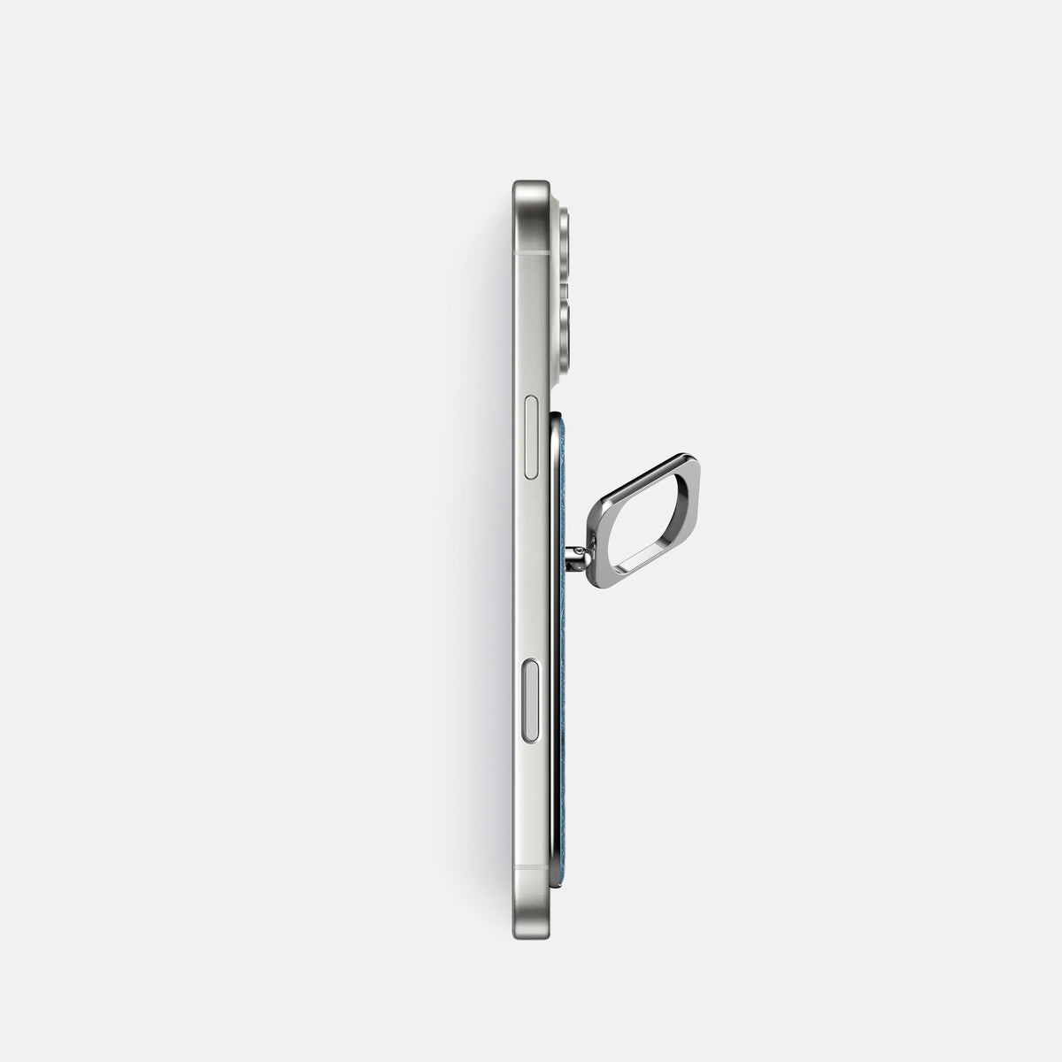 MagSafe Ring For iPhone 18 Pro In Ostrich -3 | Blue-Jeans-Steel