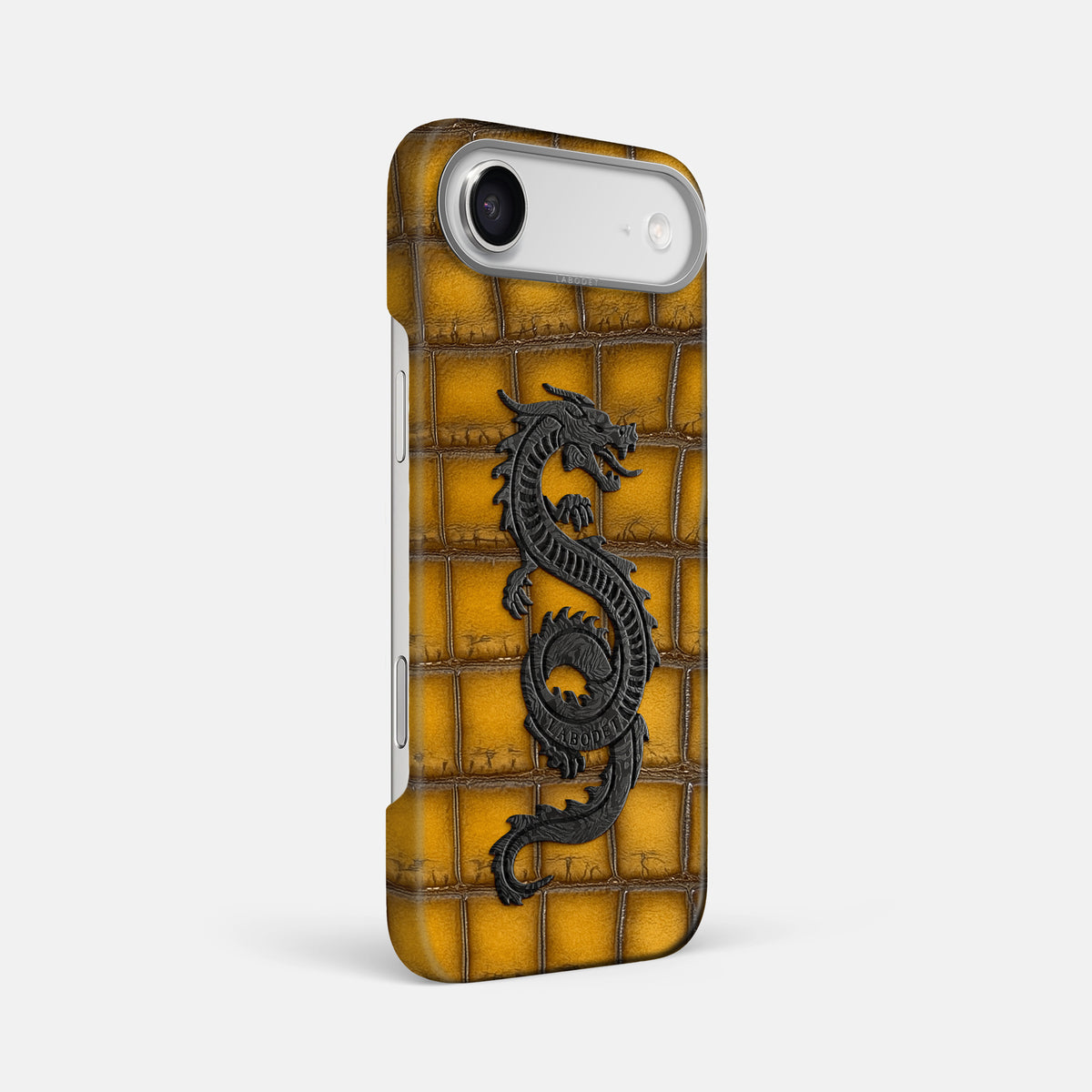 Classic Case With Carbon Dragon For iPhone 17 Air In Patina Alligator -2 | Sydney-Steel