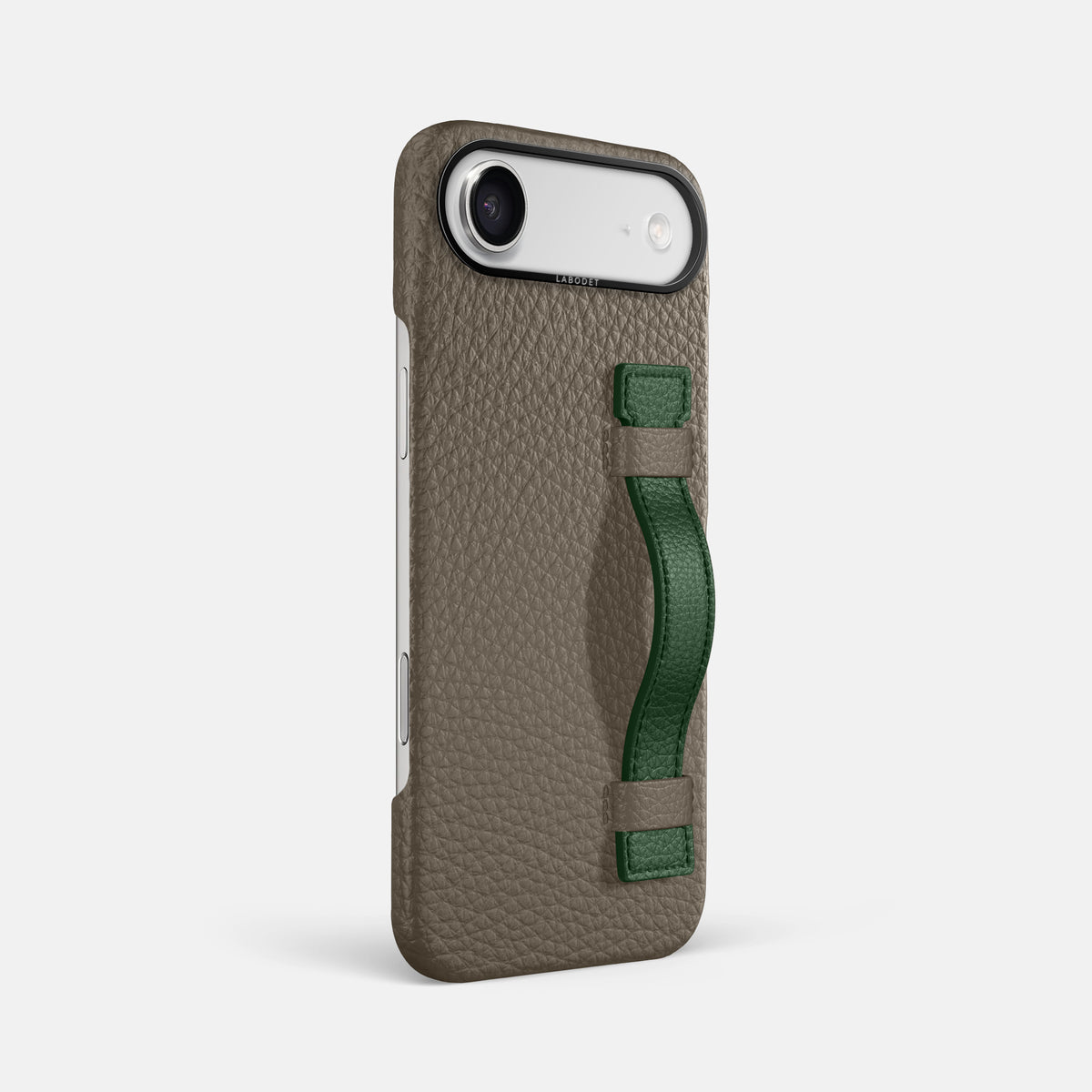 Handle Case Coloré For iPhone 17 Air In Calf -2 | Taupe-Black