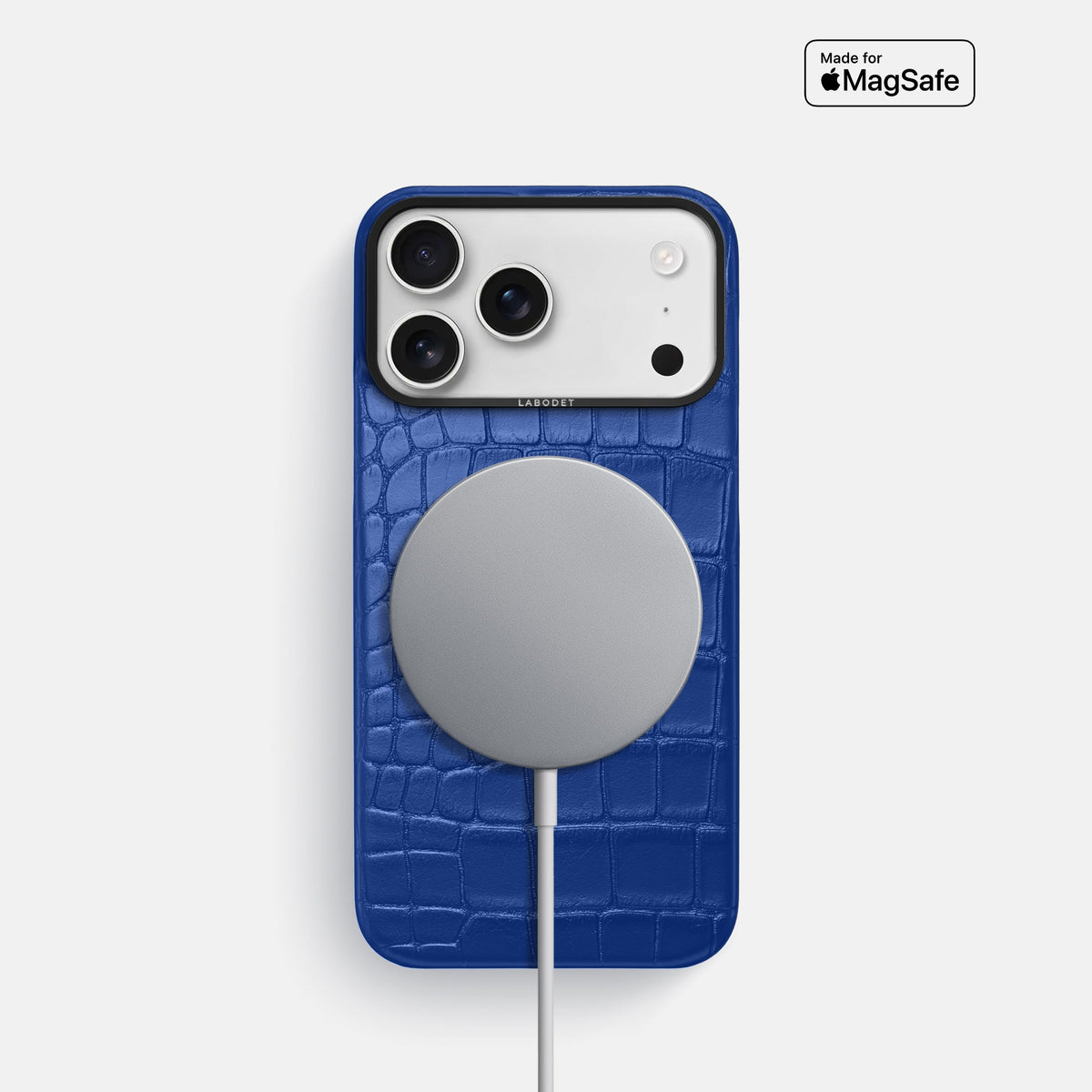 Classic Case For iPhone 18 Pro In Alligator -5 | Royal-Blue-Black