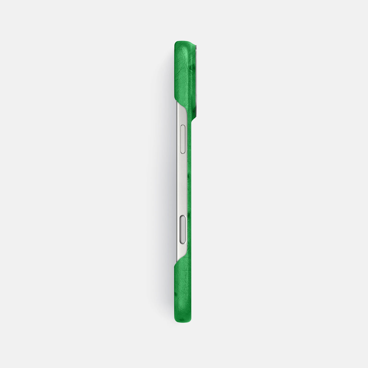 Classic Case For iPhone 17 Pro Max In Ostrich -3 | Kentucky-Green-Steel