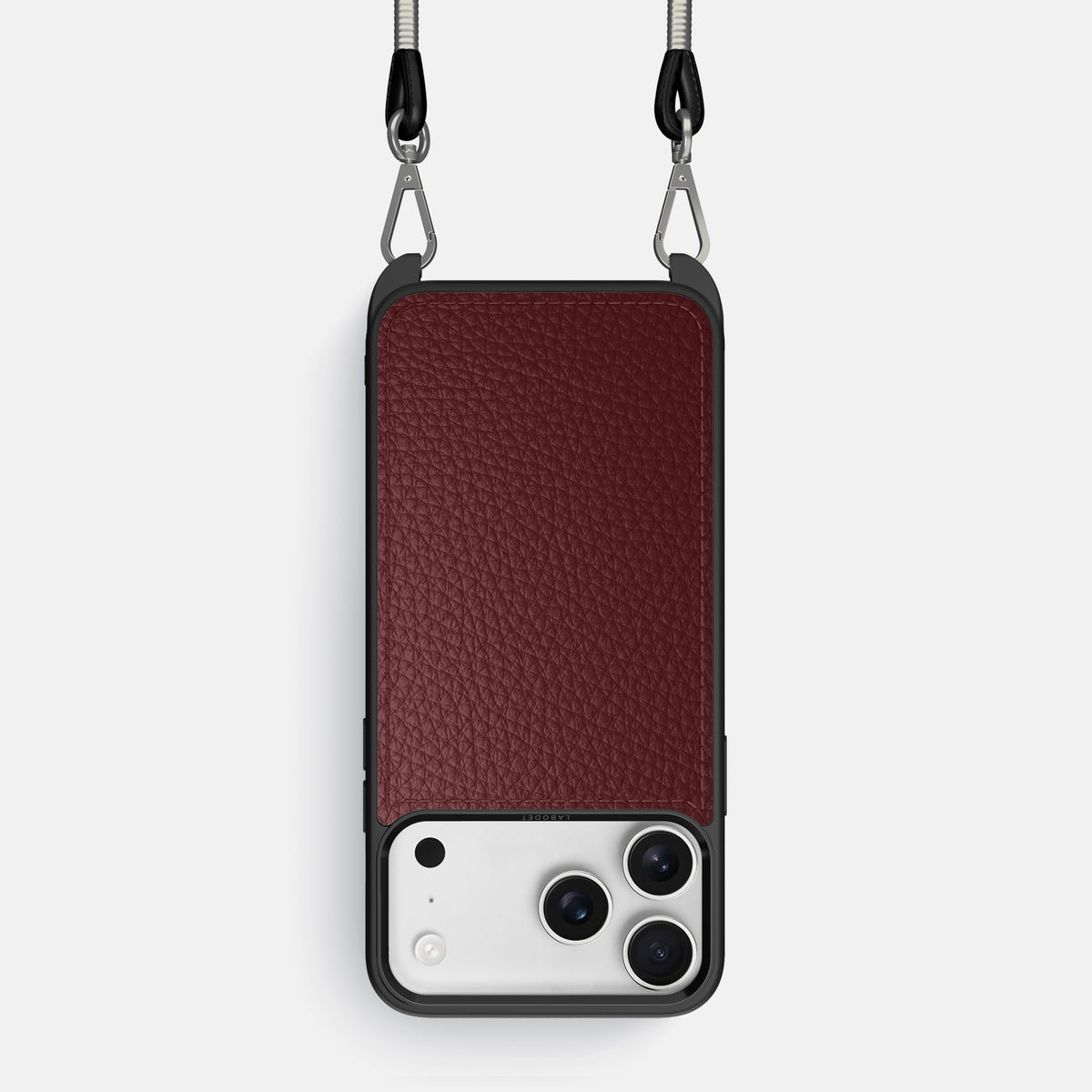 Crossbody Sport Case For iPhone 17 Pro In Calf -1 | Bordeaux
