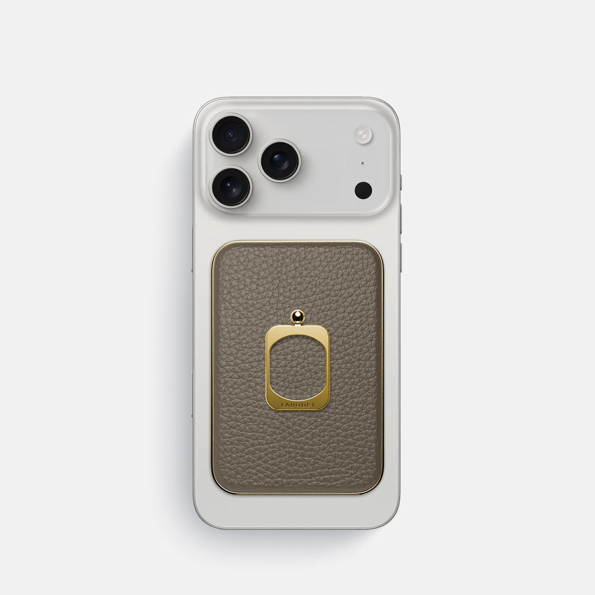 MagSafe Ring For iPhone 18 Pro In Calf -2 | Taupe-Gold