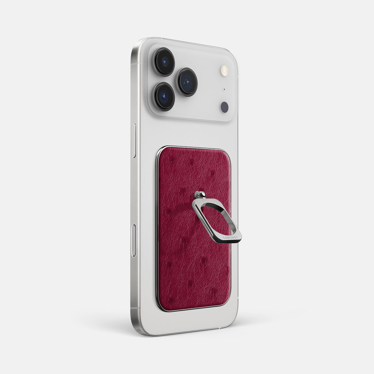 MagSafe Ring For iPhone 17 Pro Max In Ostrich -1 | Bordeaux-Steel