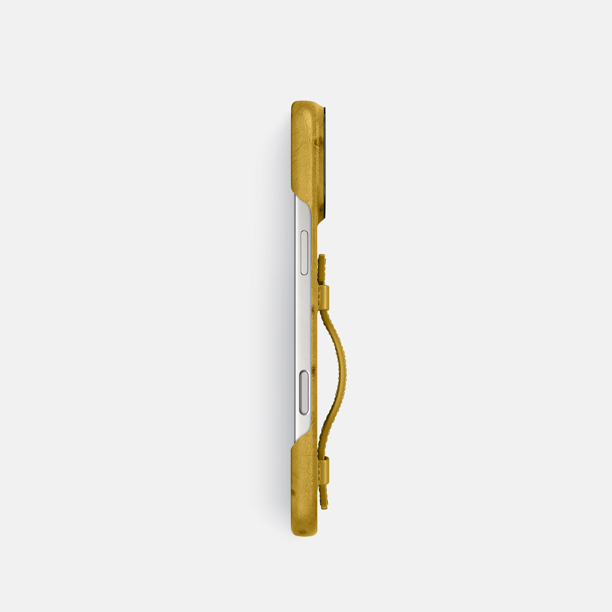 Handle Case For iPhone 17 Pro In Ostrich -3 | Gold-Black