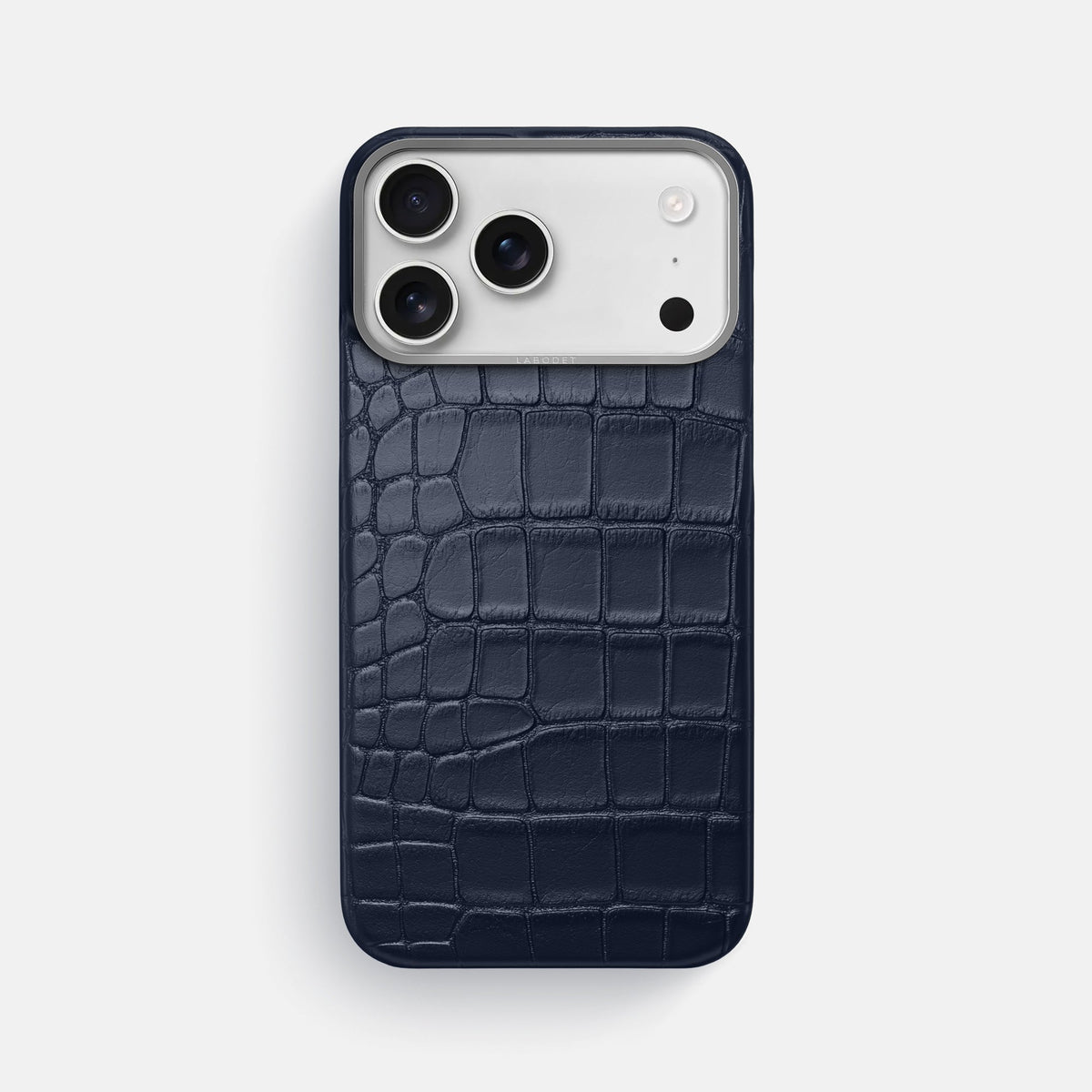 Classic Case For iPhone 18 Pro Max In Alligator -1 | Navy-Blue-Steel
