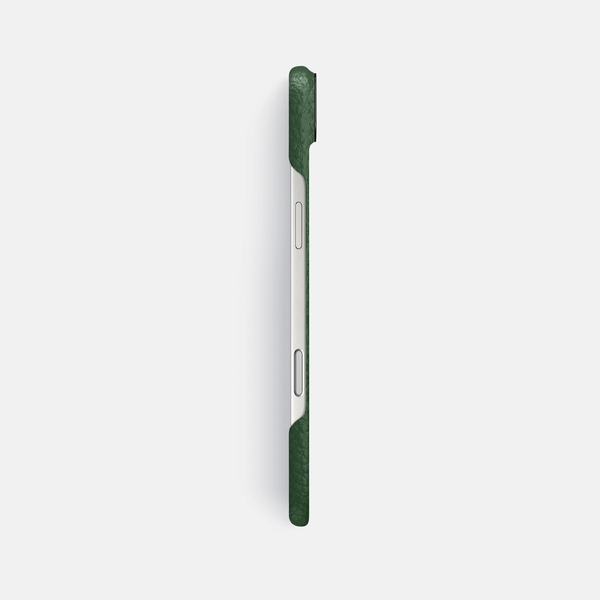 Classic Case For iPhone 17 Air In Calf -3 | Dark-Green-Black