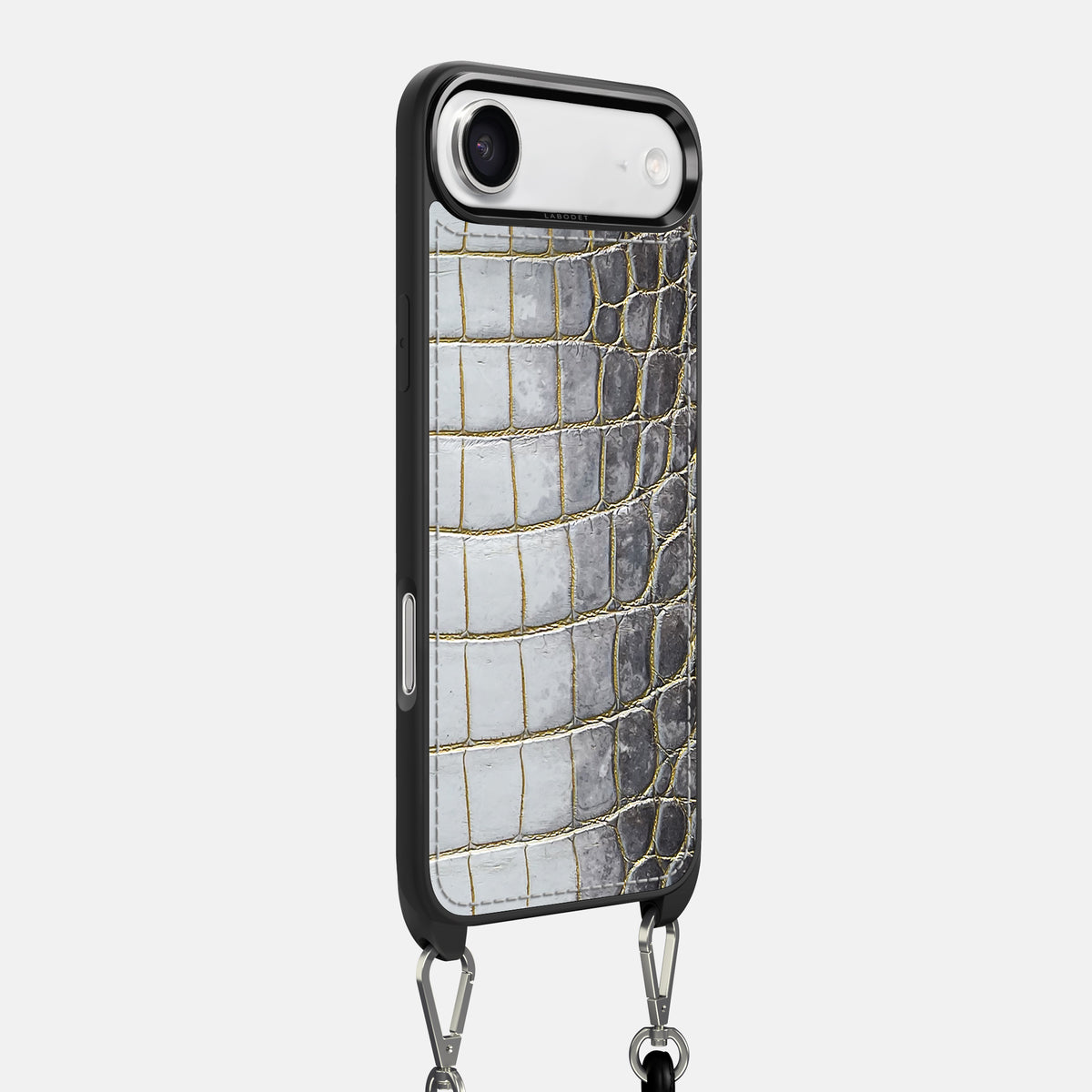 Crossbody Sport Case For iPhone 17 Air In Himalayan Crocodile -2 | Gold
