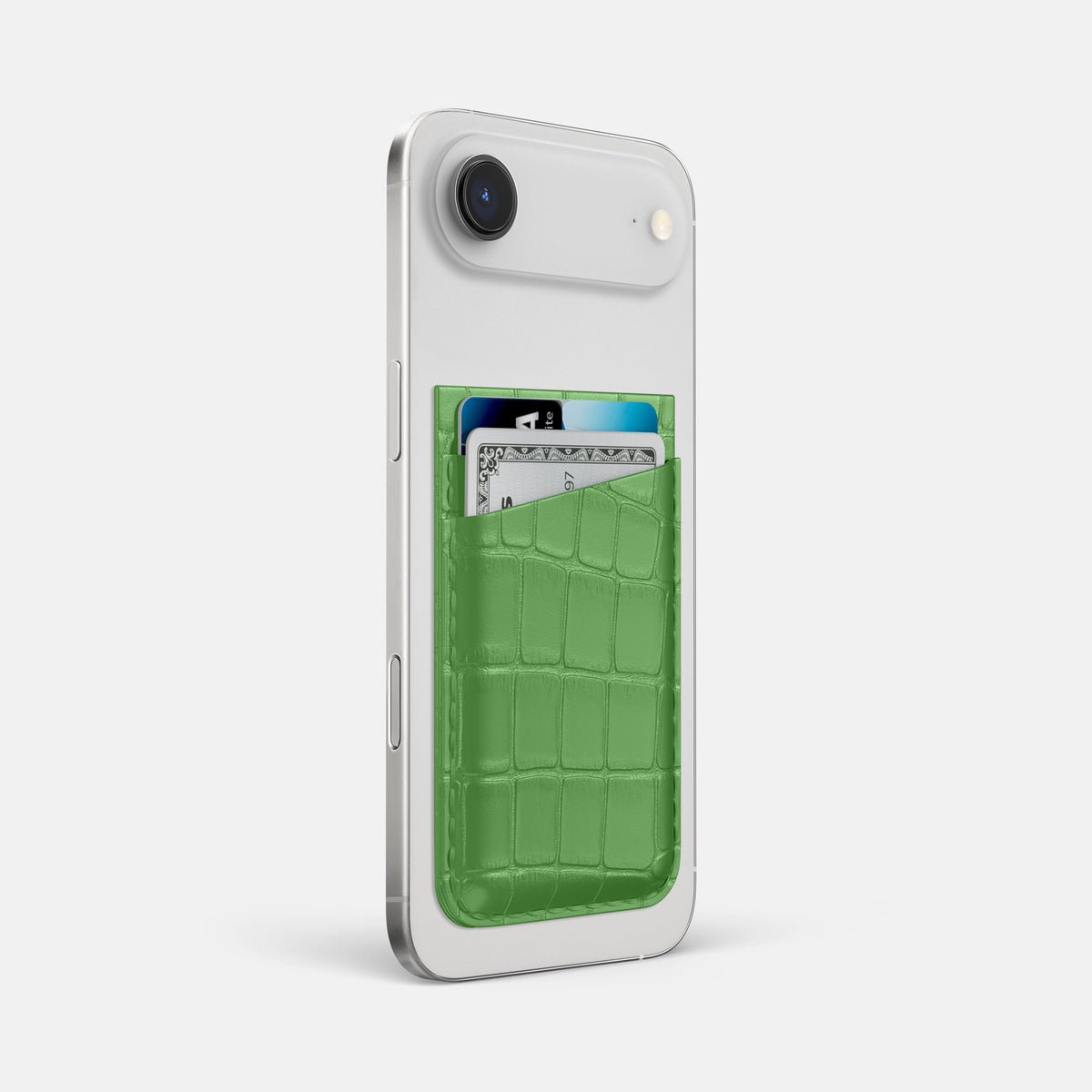 MagSafe Wallet For iPhone 17 Air In Alligator -2 | Apple-Green