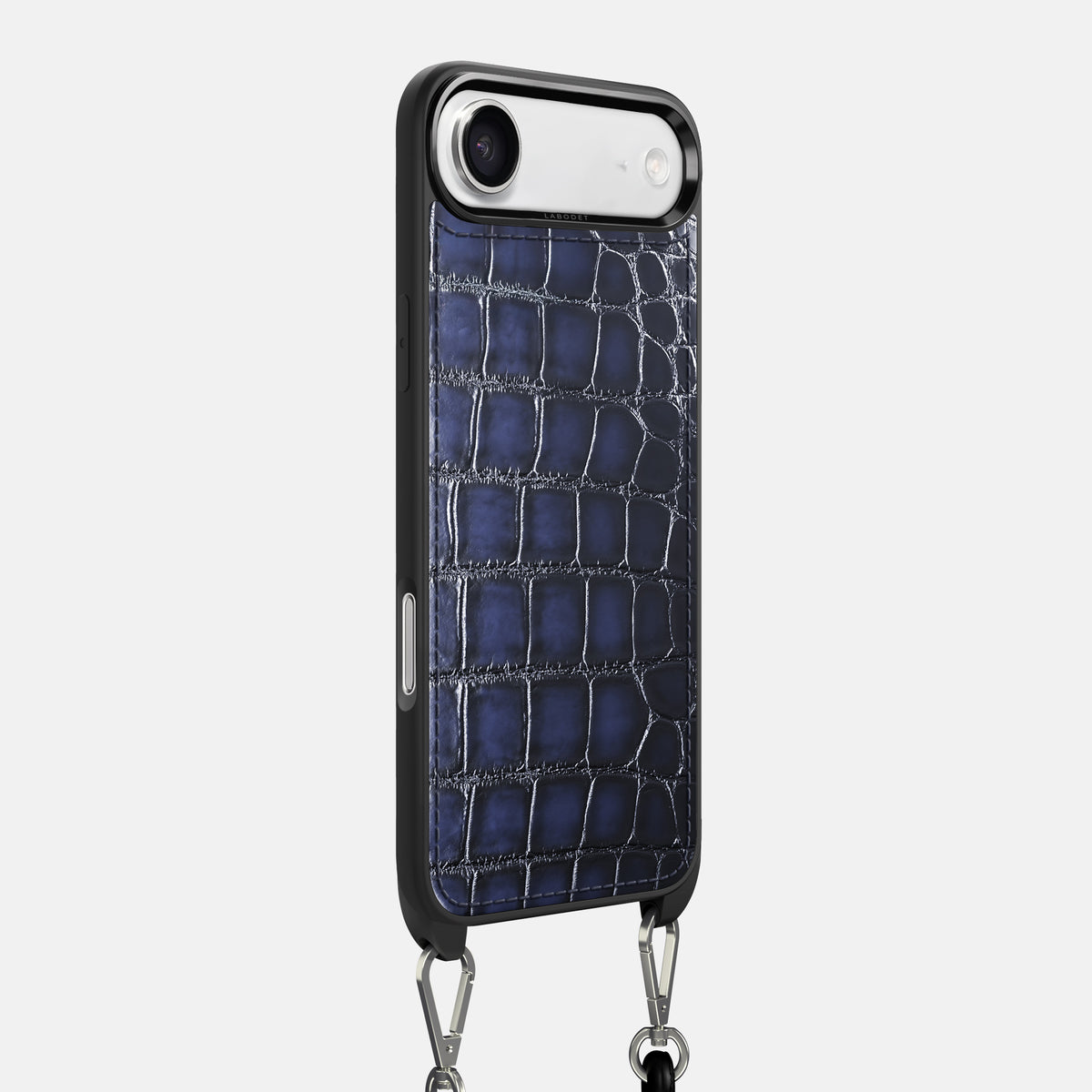 Crossbody Sport Case For iPhone 17 Air In Patina Alligator -2 | Havana-Blue