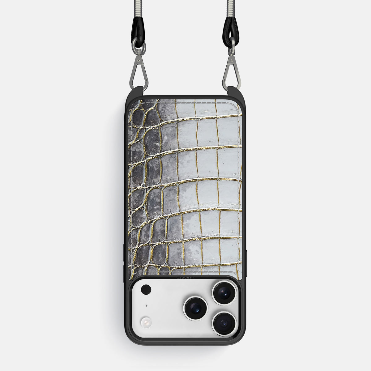 Crossbody Sport Case For iPhone 17 Pro In Himalayan Crocodile -1 | Gold