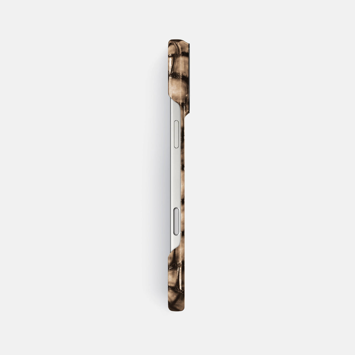 Classic Case For iPhone 18 Pro Max In Patina Alligator -3 | Etoupe-Black