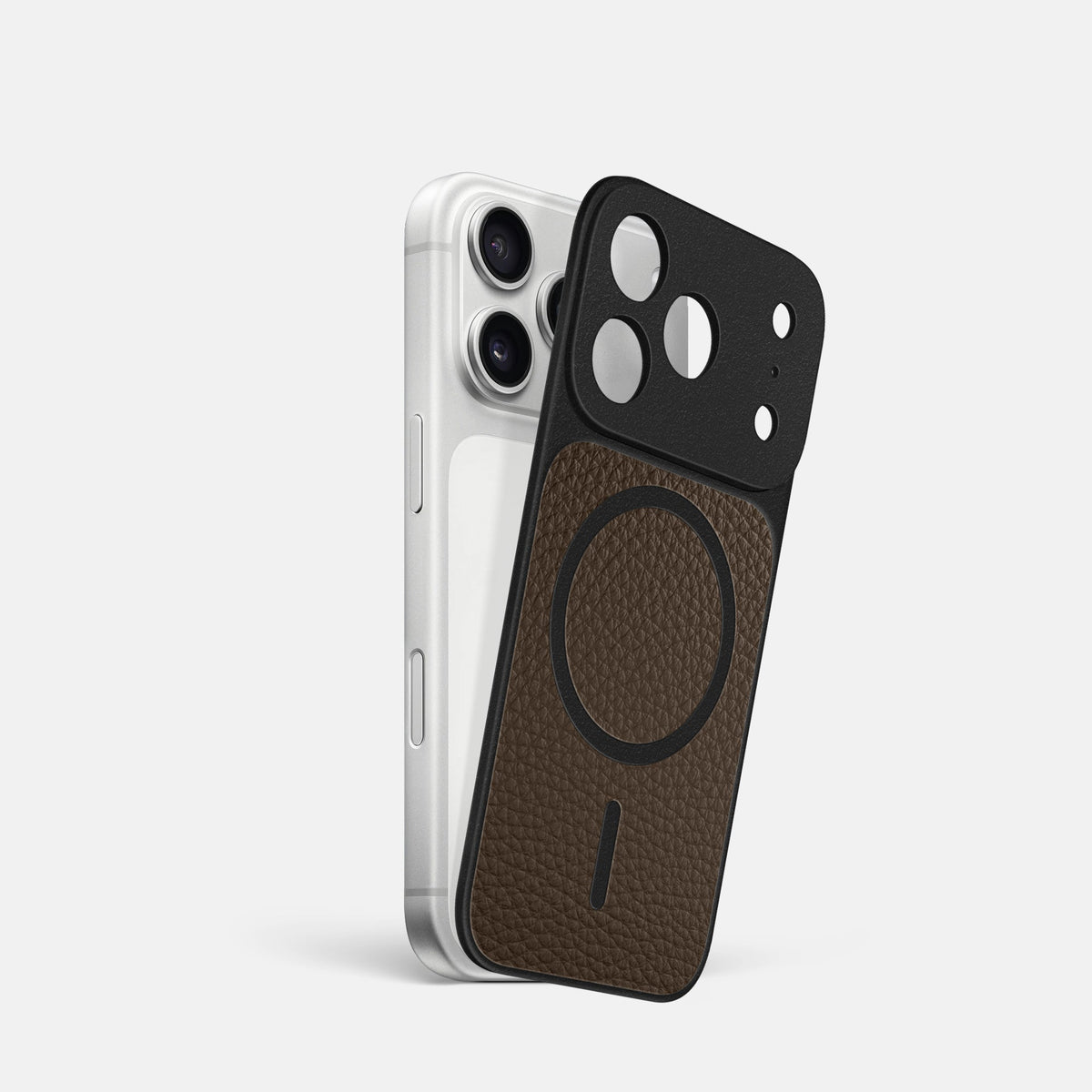 MagSafe Mask For iPhone 18 Pro In Calf -1 | Dark-Brown