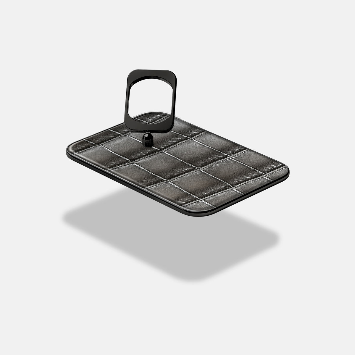 MagSafe Ring For iPhone 17 Air In Patina Alligator -4 | Grey-Black