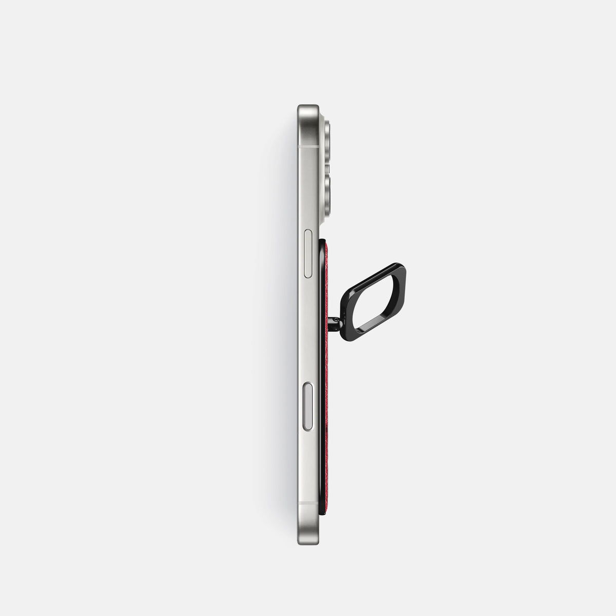MagSafe Ring For iPhone 17 Pro In Ostrich -3 | Red-Black