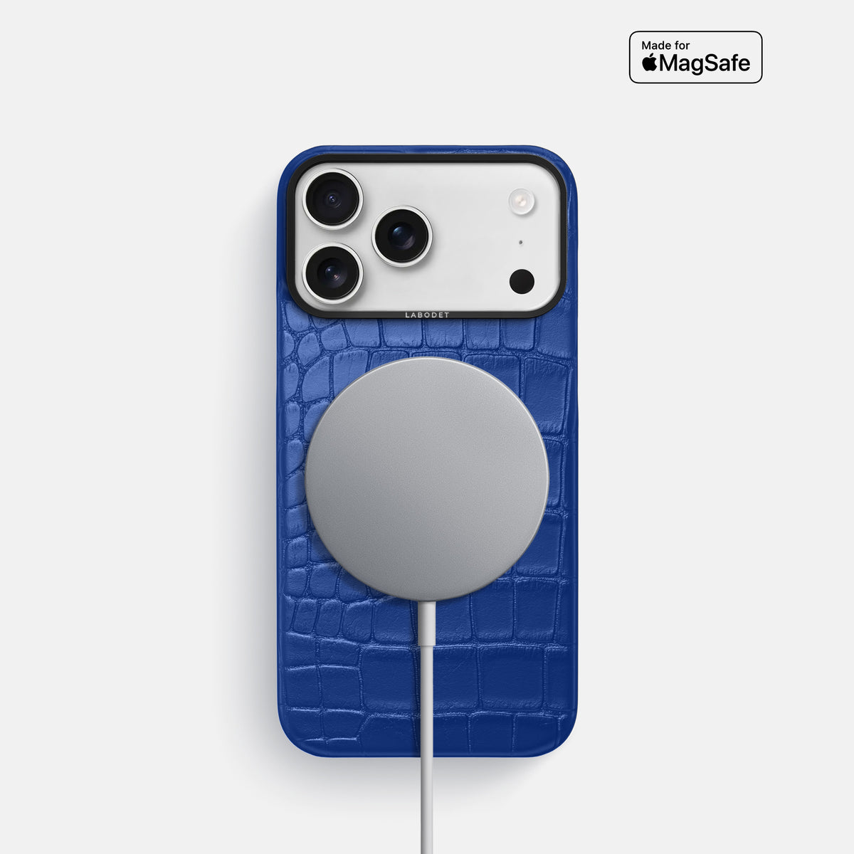 Classic Case For iPhone 17 Pro In Alligator -5 | Royal-Blue-Black