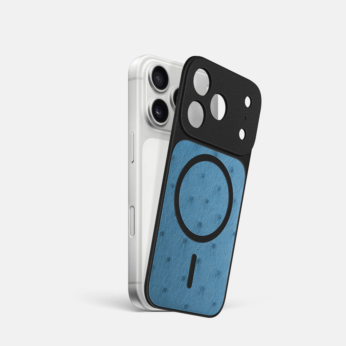 MagSafe Mask For iPhone 17 Pro In Ostrich -1 | Blue-Jeans