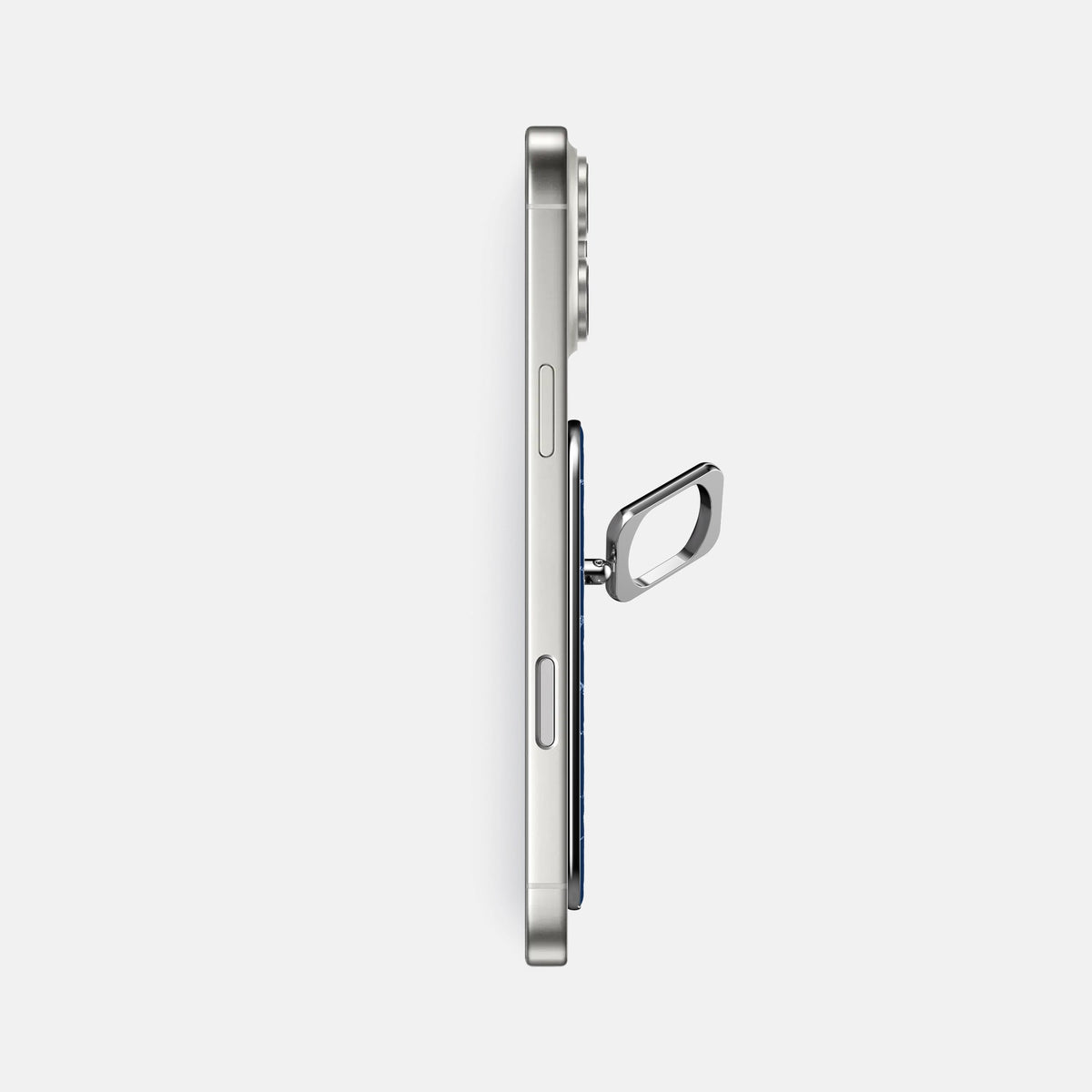 MagSafe Ring For iPhone 18 Pro Max In Shiny Alligator -3 | Mediterranean-Steel