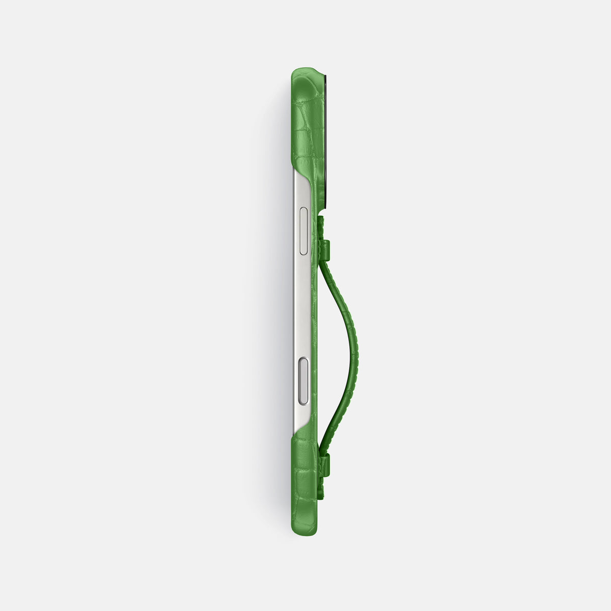 Center Handle For iPhone 17 Pro Max In Alligator -3 | Apple-Green-Black