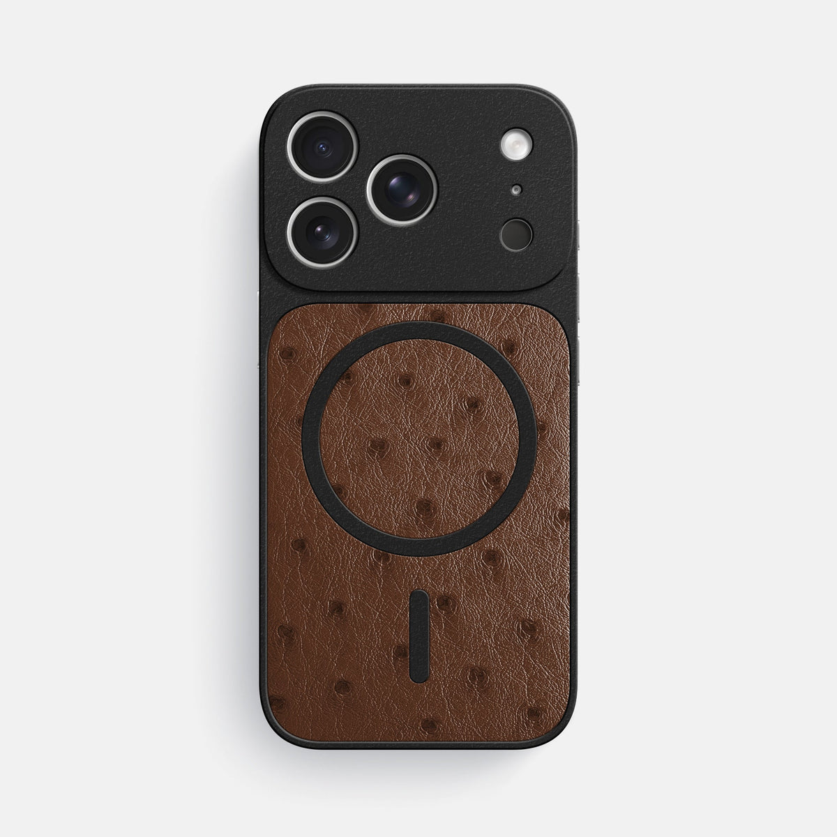 MagSafe Mask For iPhone 18 Pro Max In Ostrich -3 | Chocolate