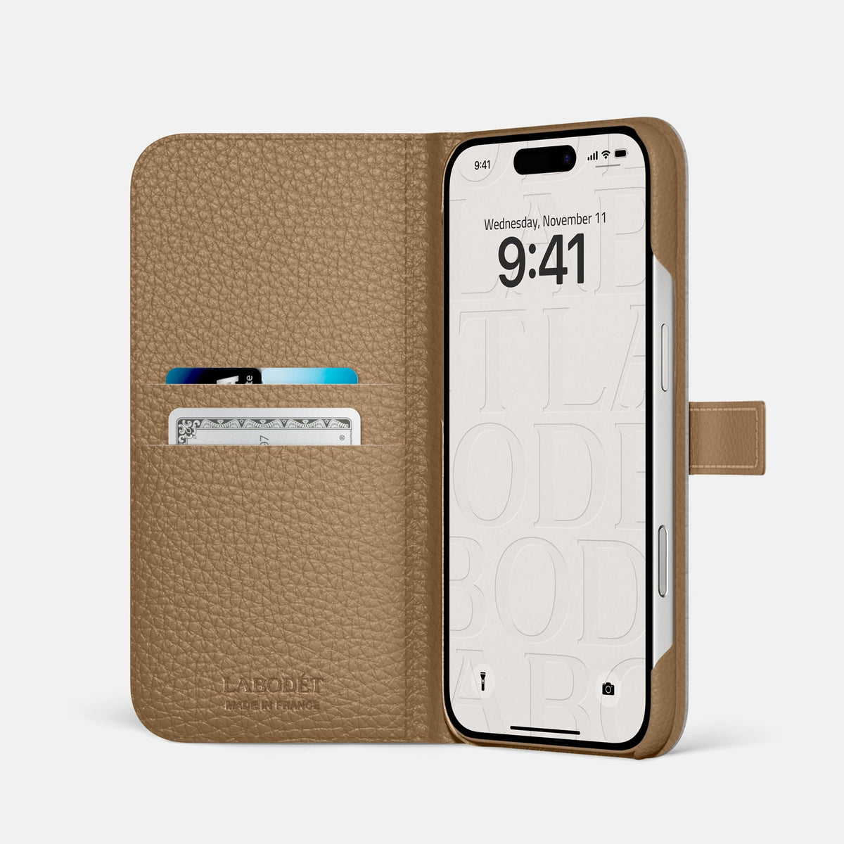 Folio Case with Clasp For iPhone 18 Pro Max In Ostrich -2 | Pink-Black