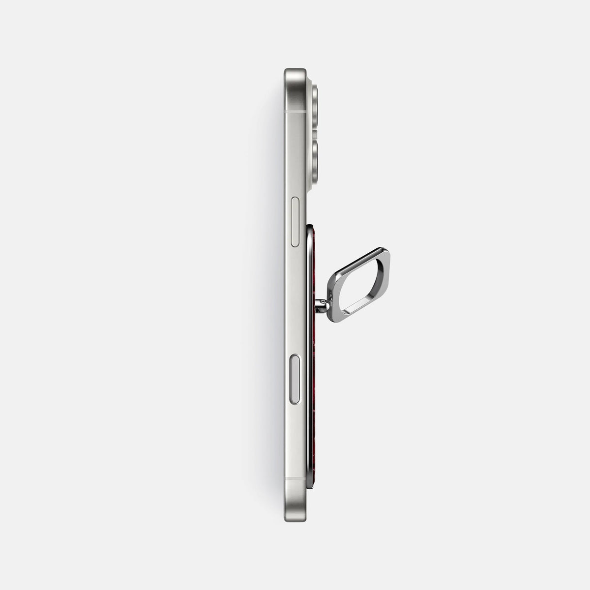 MagSafe Ring For iPhone 18 Pro Max In Patina Alligator -3 | Havana-Burgundy-Steel