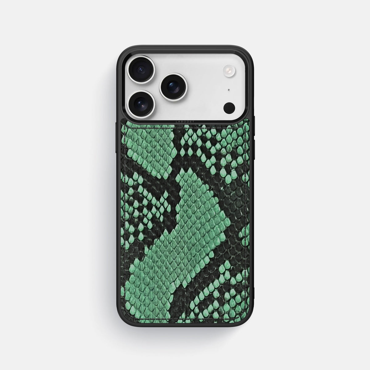 Sport Case For iPhone 18 Pro Max In Deluxe Python -1 | Forest-Green