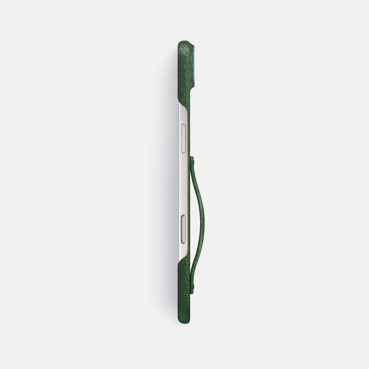 Finger Case For iPhone 17 Air In Calf -3 | Dark-Green-Steel