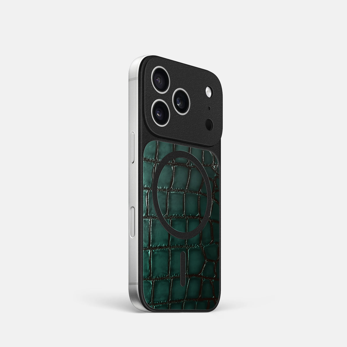 MagSafe Mask For iPhone 17 Pro In Patina Alligator -2 | Green