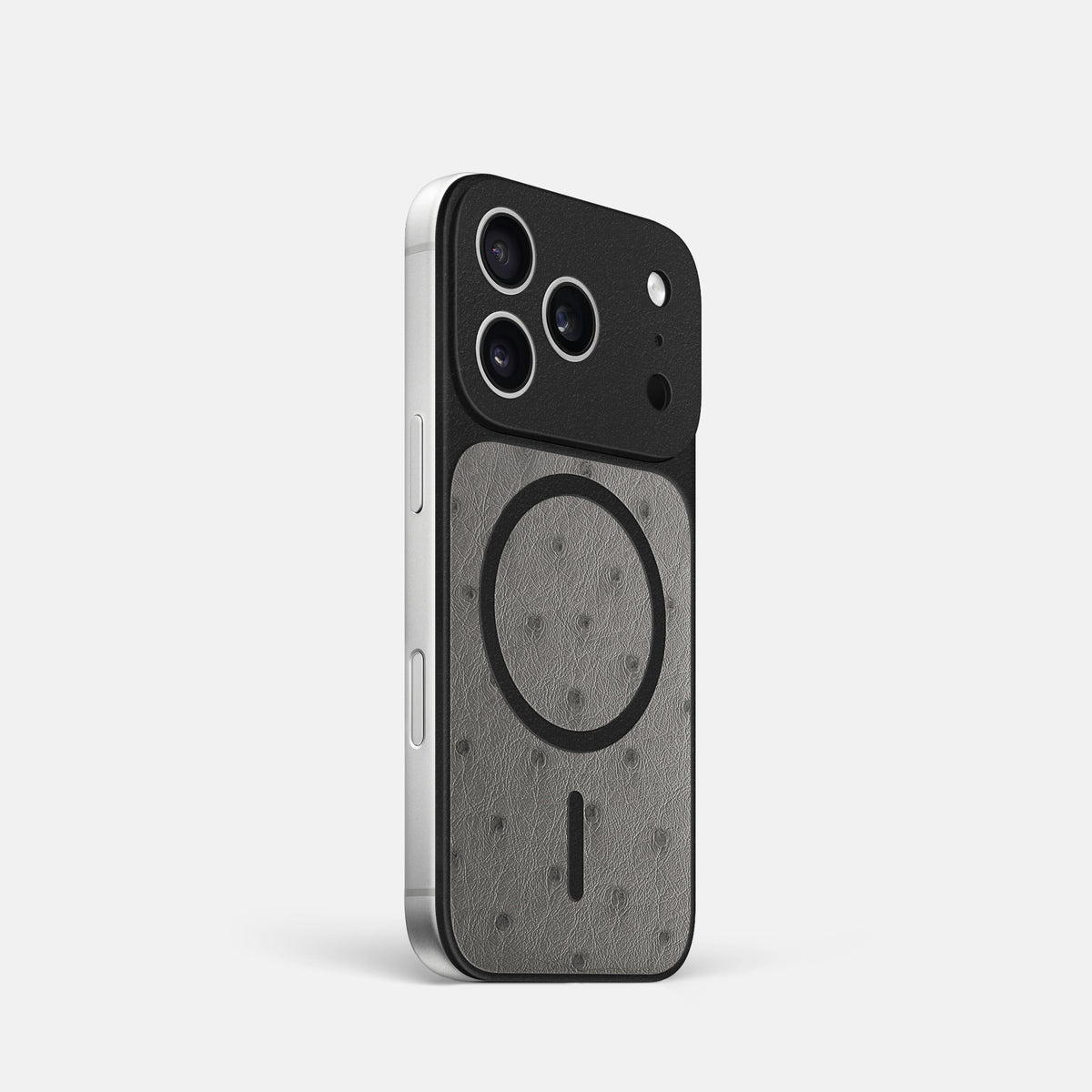 MagSafe Mask For iPhone 17 Pro In Ostrich -2 | Grey
