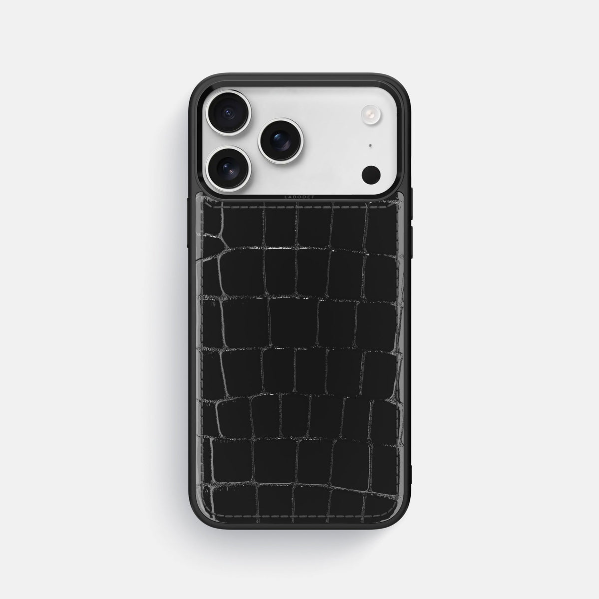 Sport Case For iPhone 18 Pro Max In Shiny Alligator -1 | Black