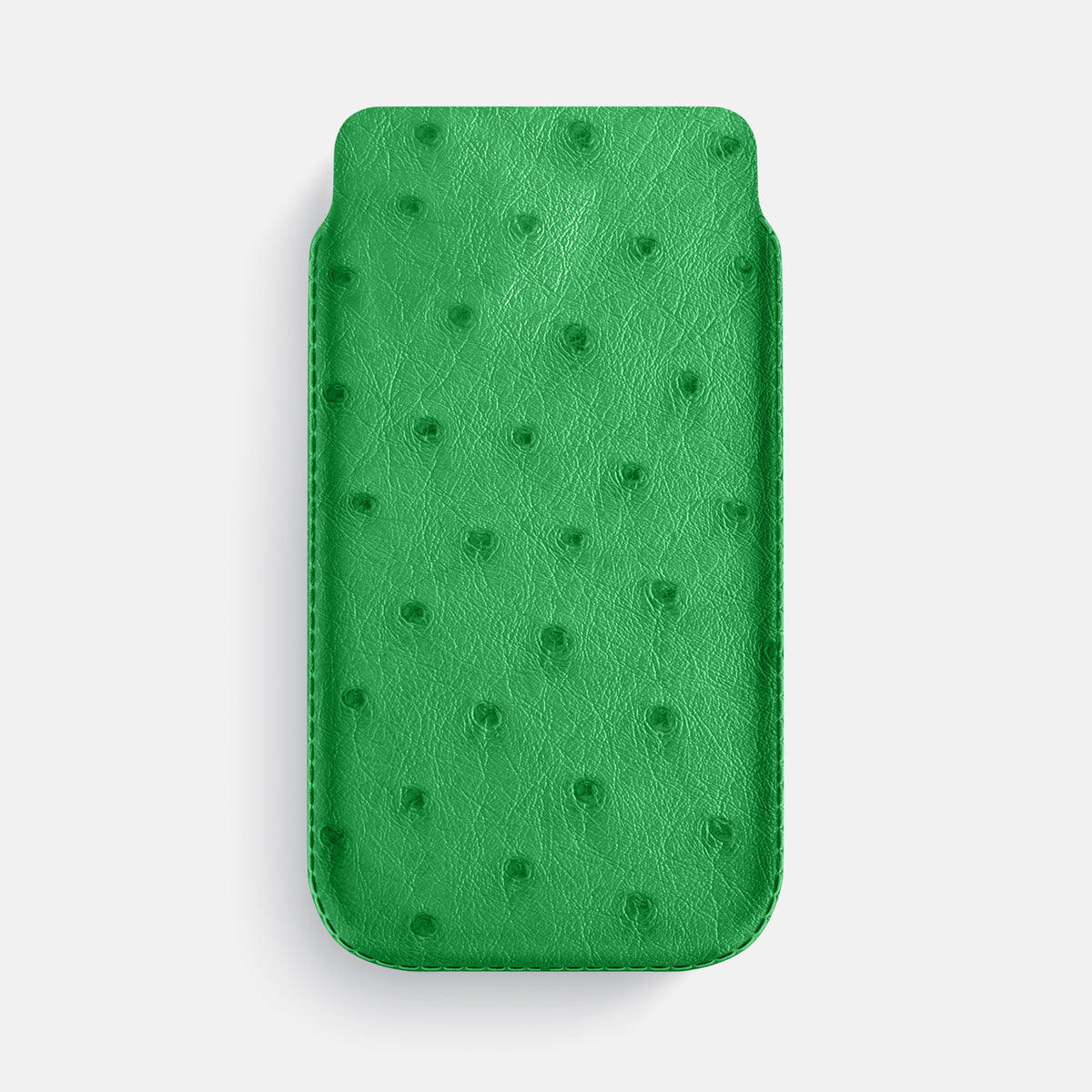 Pouch Case For iPhone 17 Air In Ostrich -1 | Kentucky-Green