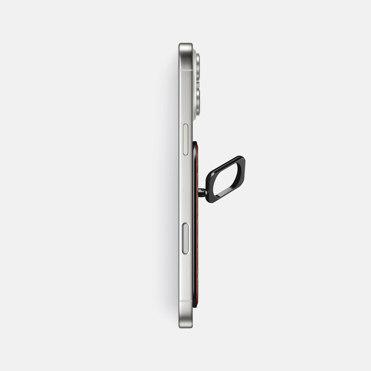 MagSafe Ring For iPhone 17 Pro Max In Porosus Crocodile -3 | Mahogany-Brown-Black