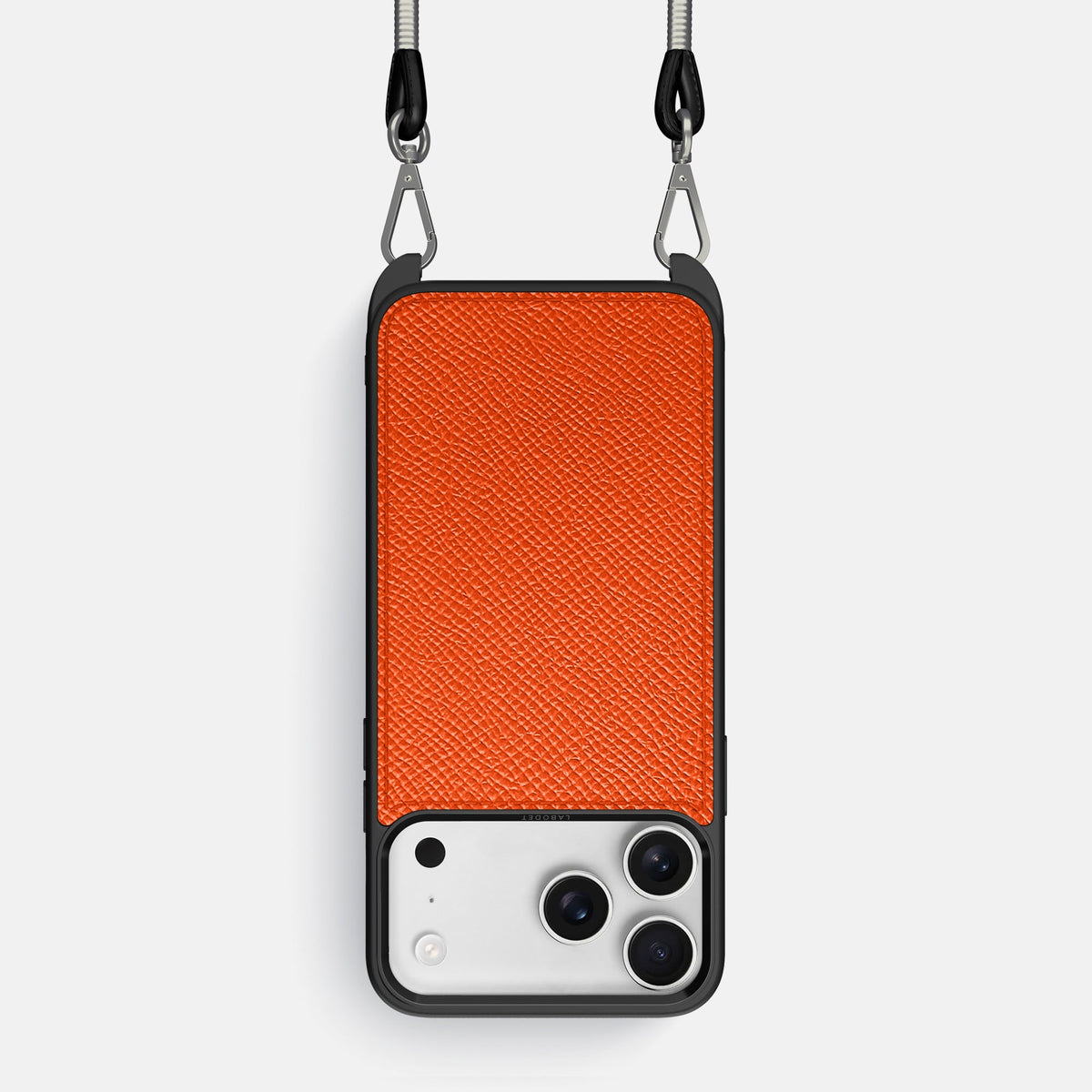 Crossbody Sport Case For iPhone 18 Pro In Epsom-Style Calf -1 | Orange