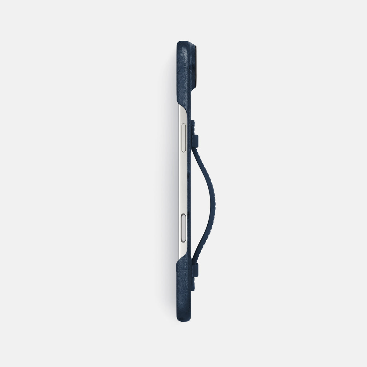 Center Handle For iPhone 17 Air In Ostrich -2 | Navy-Blue-Black