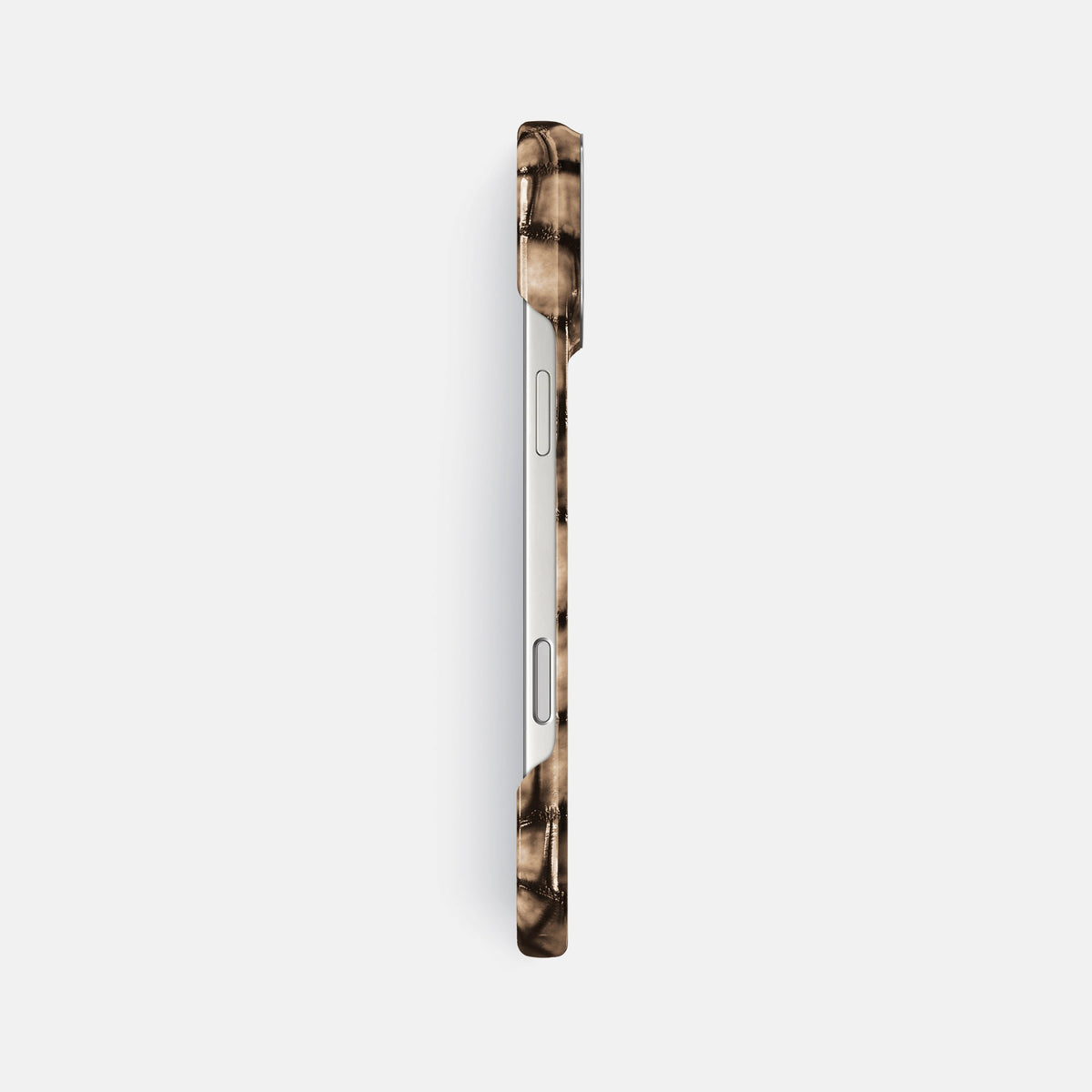 Classic Case For iPhone 18 Pro Max In Patina Alligator -3 | Etoupe-Steel