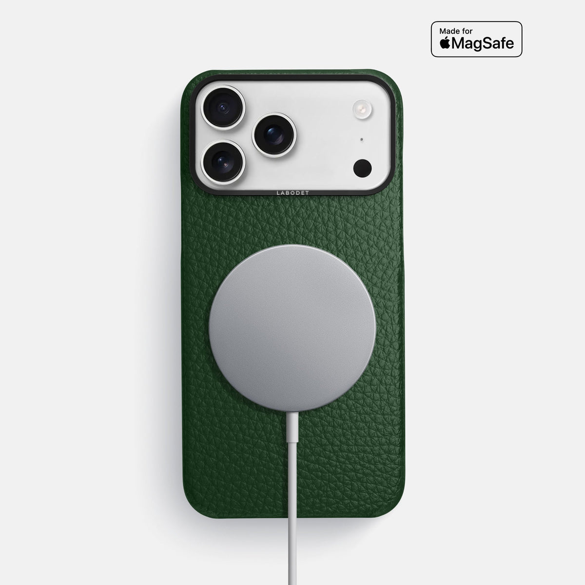 Classic Case For iPhone 18 Pro Max In Calf -5 | Dark-Green-Black