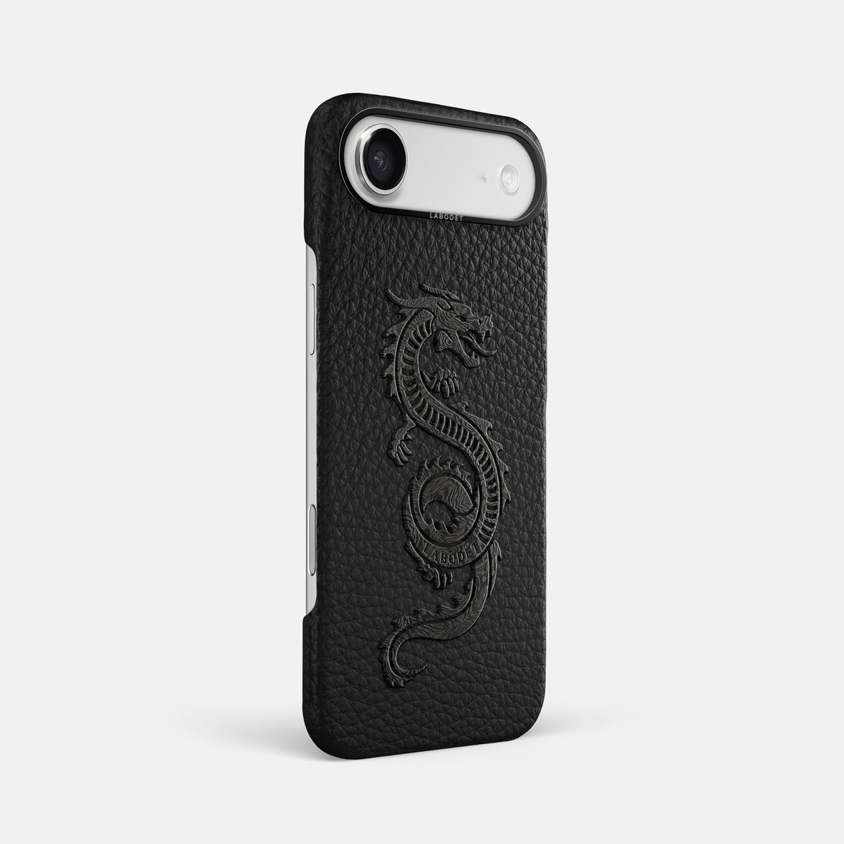 Classic Case With Carbon Dragon For iPhone 17 Air In Calf -2 | Black-Black