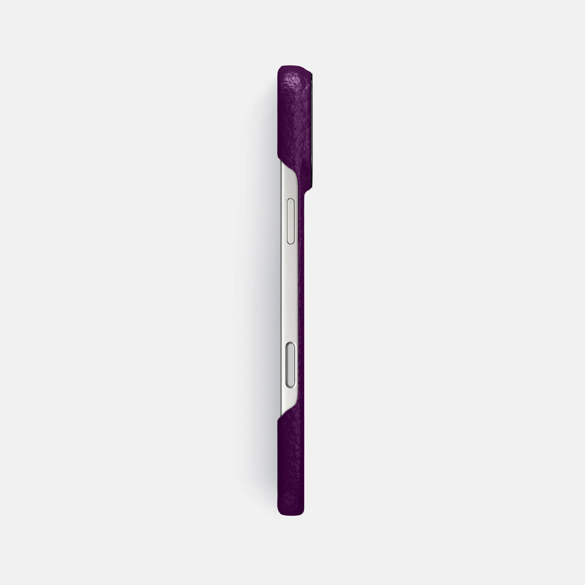 Classic Case For iPhone 18 Pro Max In Calf -3 | Violet-Black