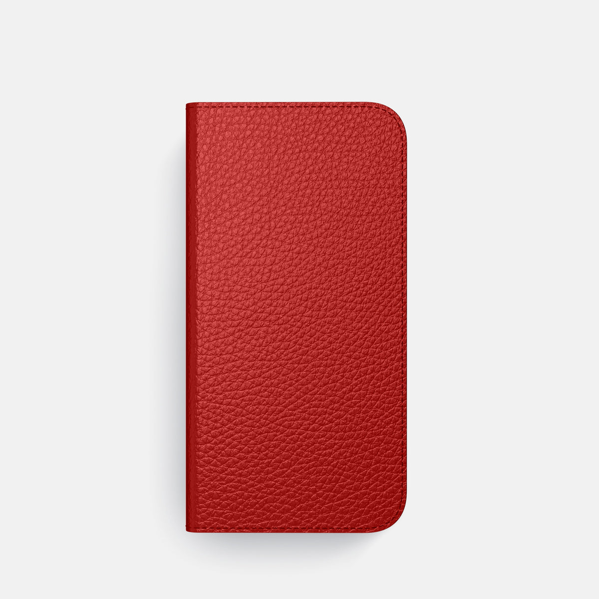 Folio Slim Case For iPhone 17 Pro In Calf -4 | Red