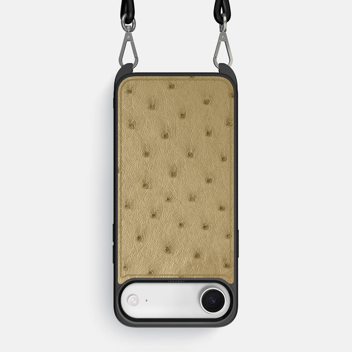 Crossbody Sport Case For iPhone 17 Air In Ostrich -1 | Desert-Sand