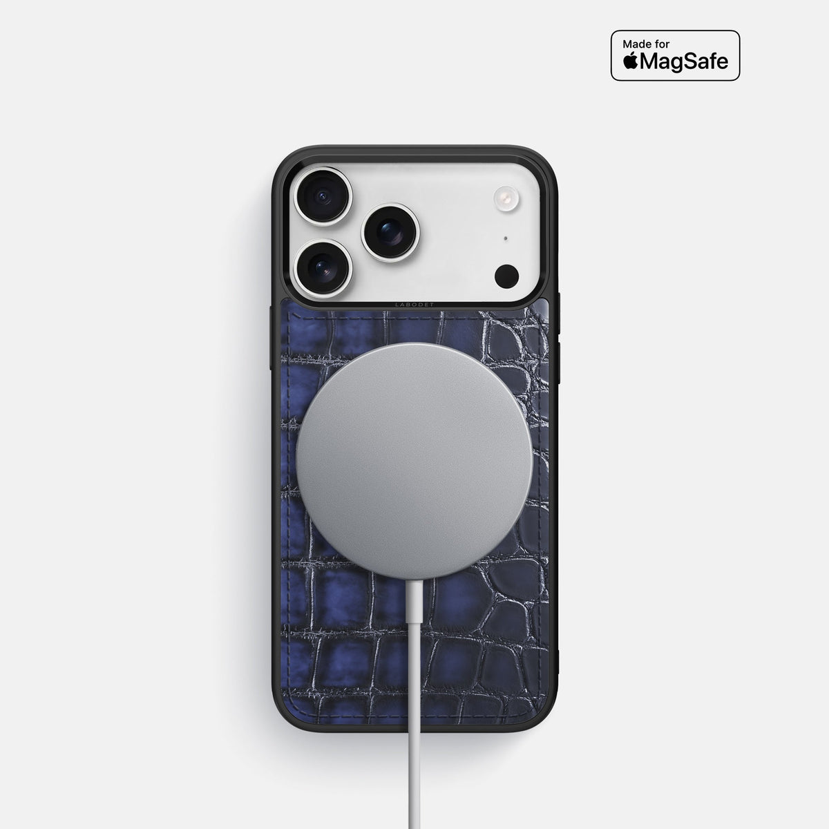 Sport Case For iPhone 18 Pro In Patina Alligator -5 | Havana-Blue