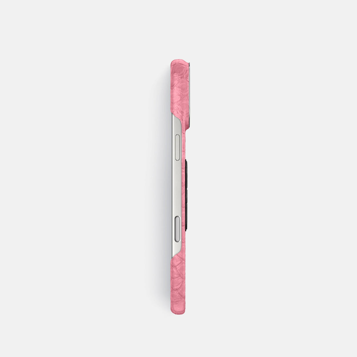 Classic Case With Carbon Skull For iPhone 18 Pro In Python -3 | Pink-Steel