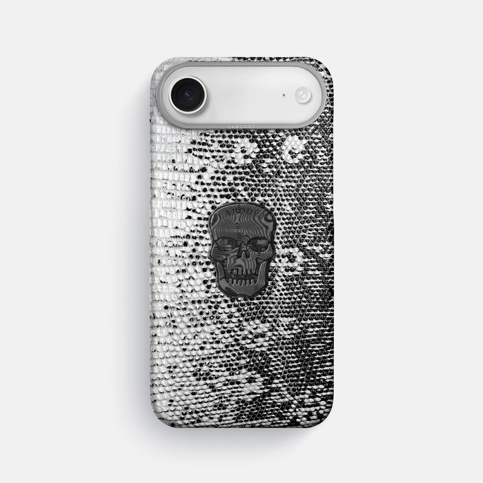 Classic Case With Carbon Skull For iPhone 17 Air In Himalayan Lizard -1 | Dark-Steel