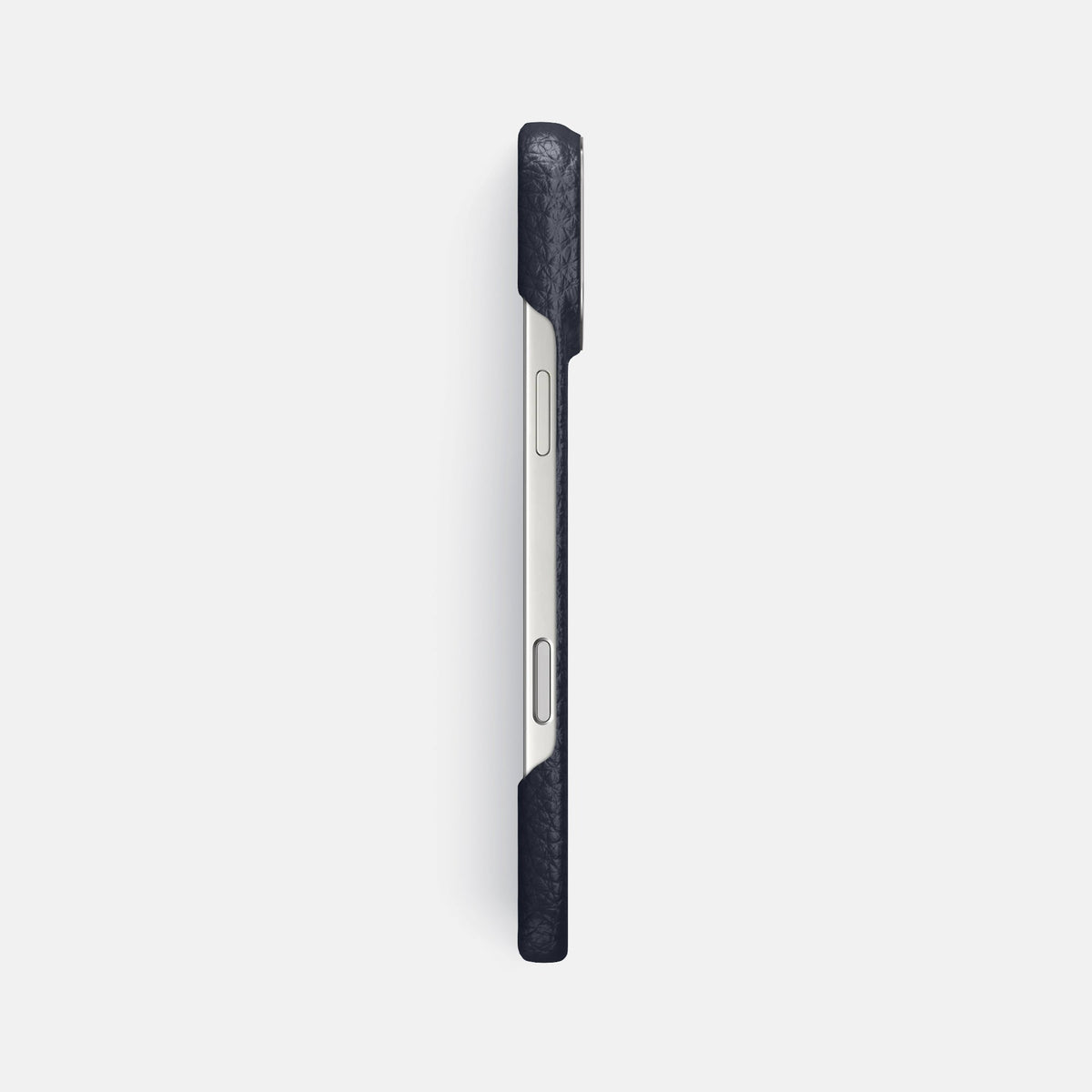 Classic Case For iPhone 18 Pro Max In Calf -3 | Marine-Steel