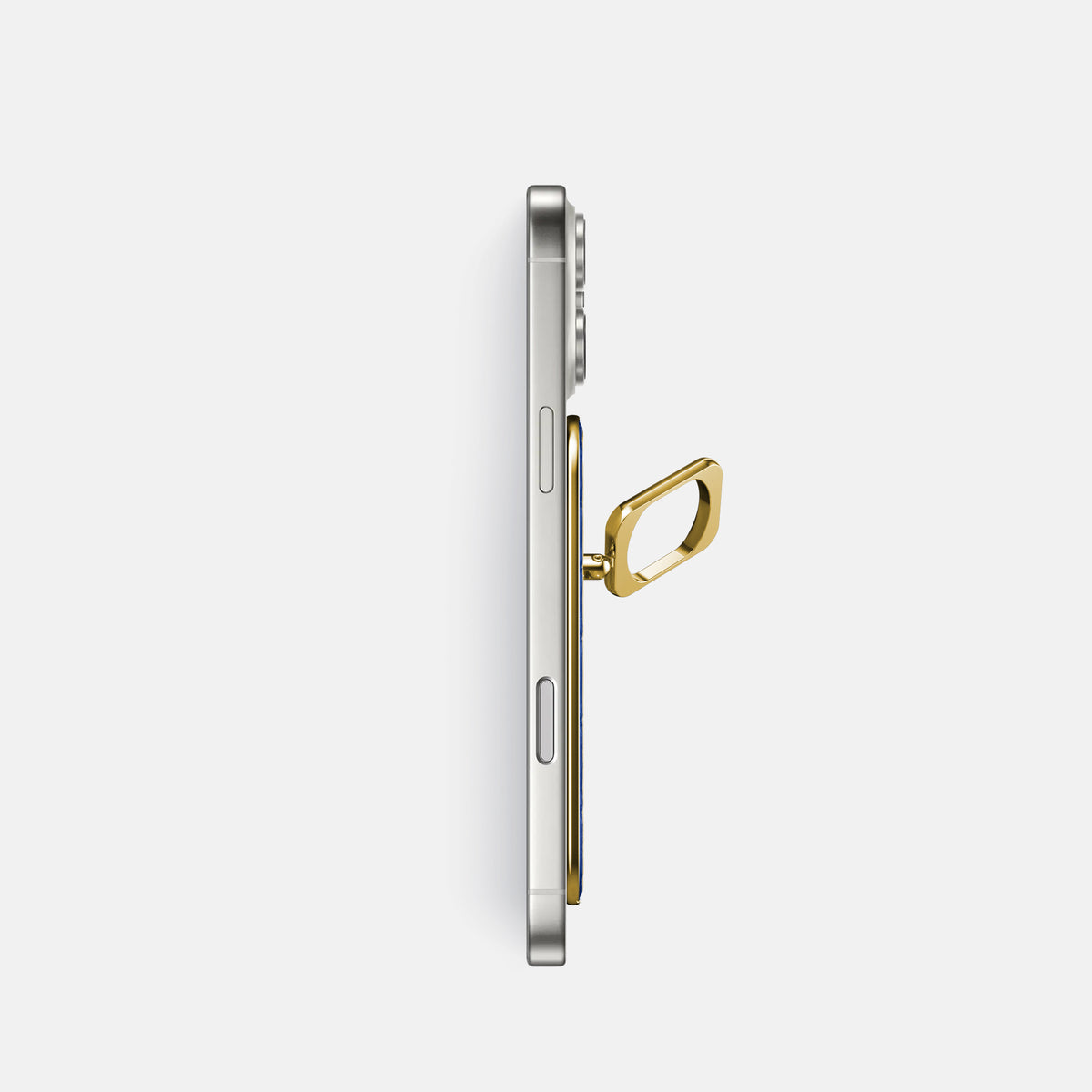 MagSafe Ring For iPhone 17 Pro In Alligator -3 | Royal-Blue-Gold