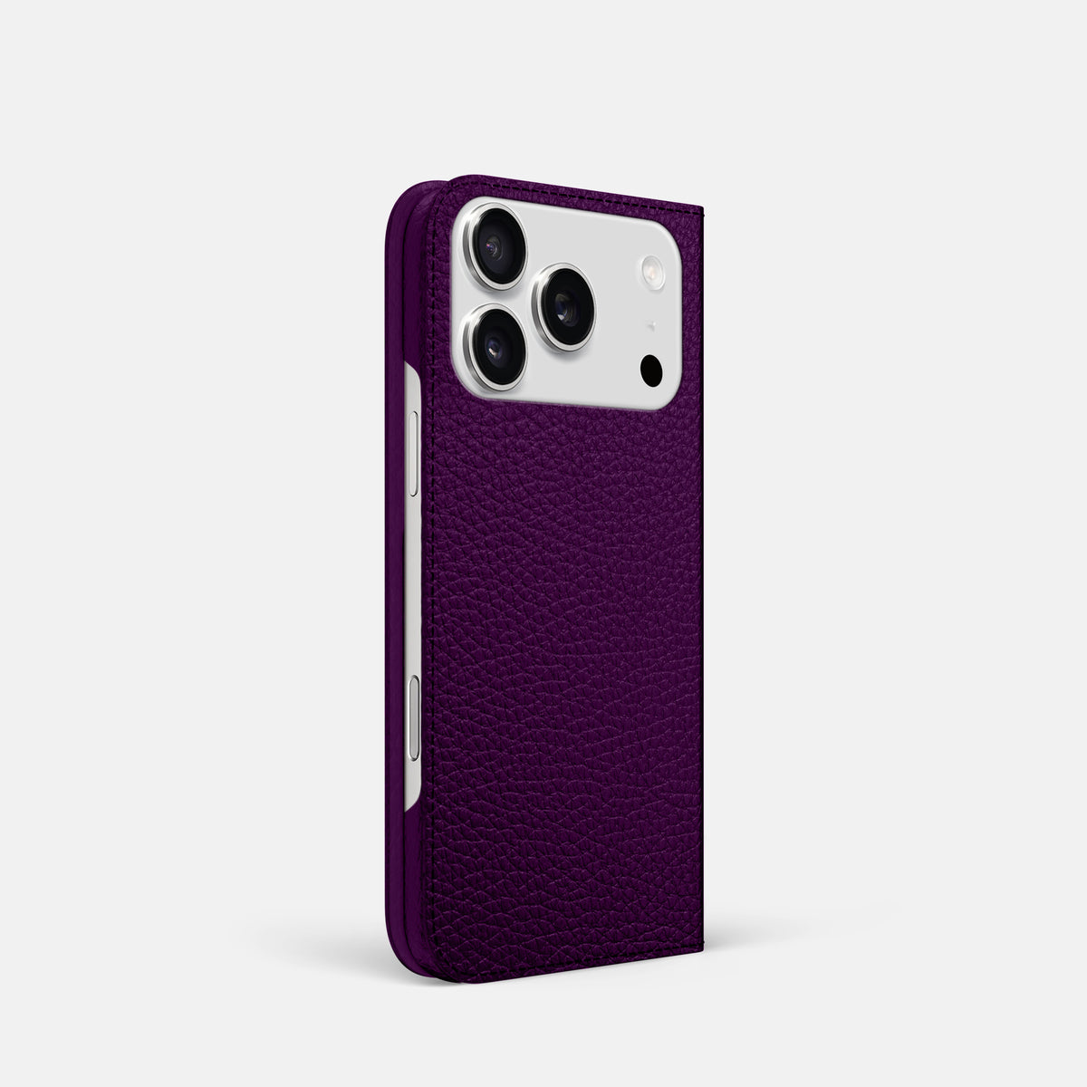 Folio Slim Case For iPhone 17 Pro In Calf -1 | Violet