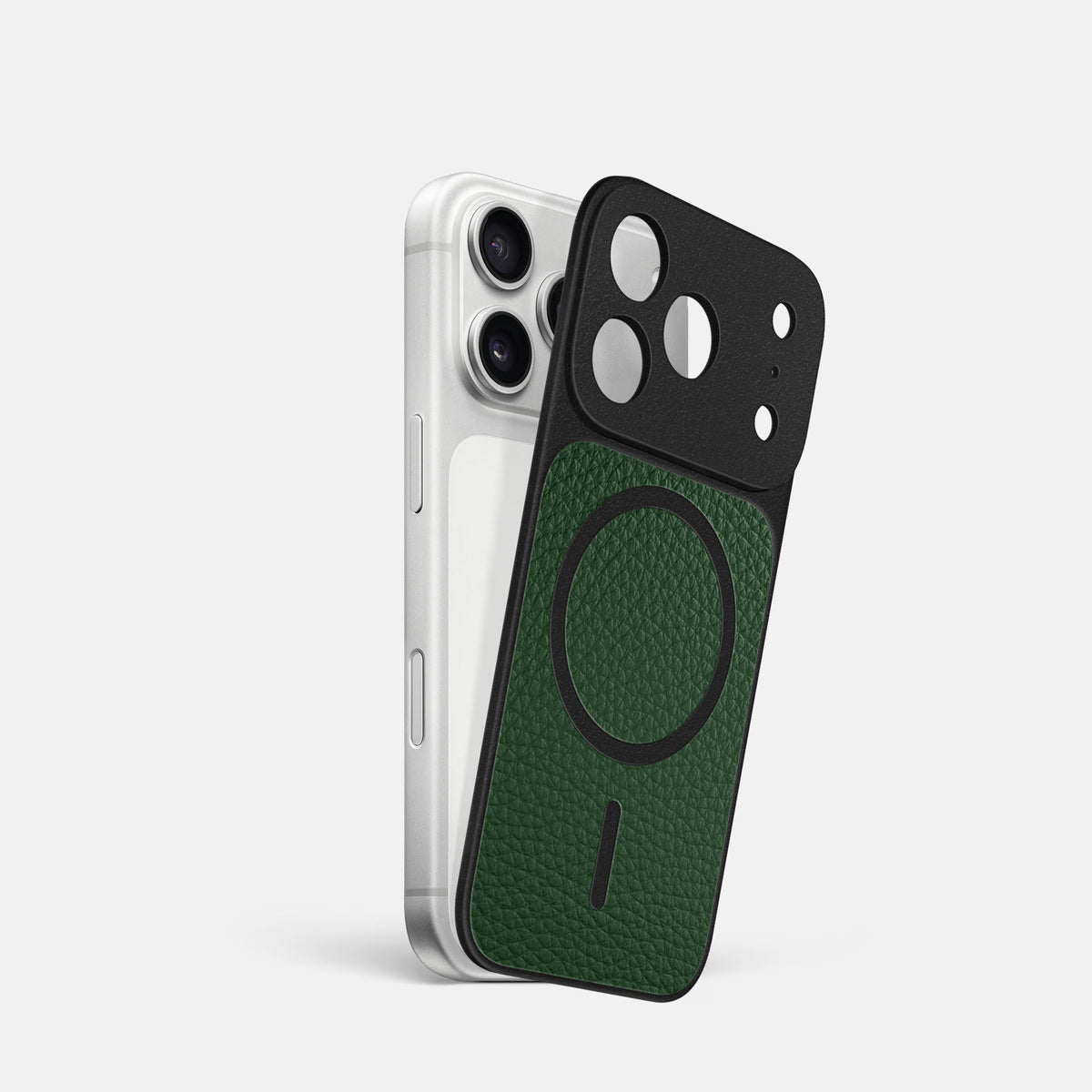 MagSafe Mask For iPhone 18 Pro In Calf -1 | Dark-Green
