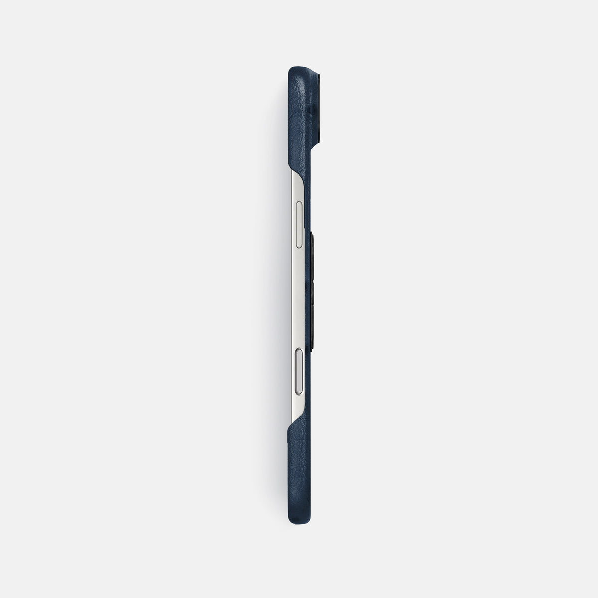 Classic Case With Carbon Skull For iPhone 17 Air In Ostrich -3 | Navy-Blue-Black
